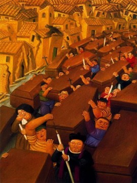 Fernando Botero Painting - El desfileFernando Botero